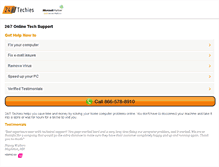 Tablet Screenshot of 247techiesau.com